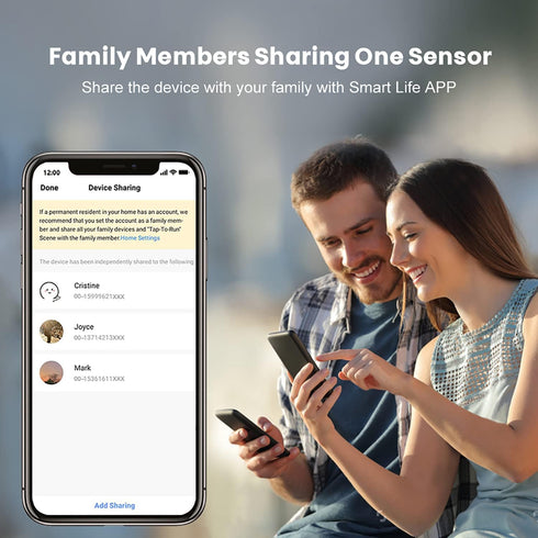 WiFi Door Sensor: Smart Window Contact Sensor, App Alerts, Programmable with Tuya/Smart Life Devices for Home Security & Smart Home Automation, Co...