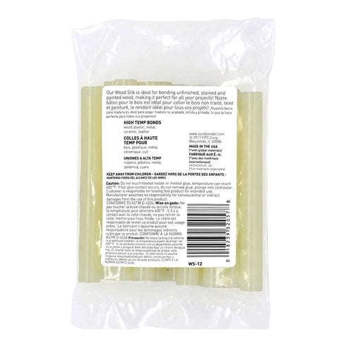 Surebonder WS-12 Full Size 4" Wood Hot Glue Stick - 12 Pack...