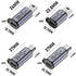USB C/Micro USB to Mini USB Connector, USB C/Lightning to Micro USB Adapter, Micro USB/Lightning to USB C Extender, Type C/Micro USB Female to Lig...