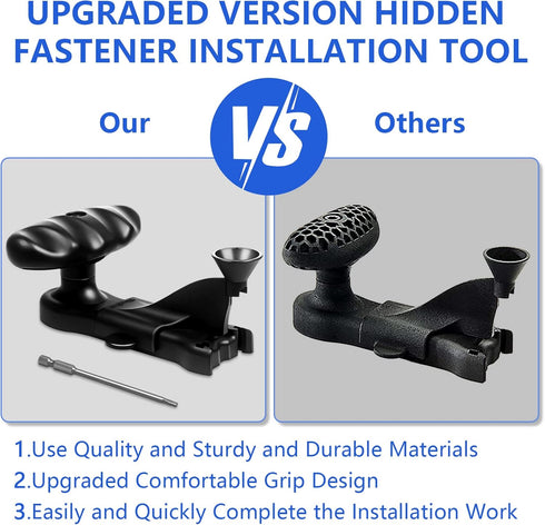 Hideaway Hidden Fastener Installation Tool, Compatible with Trex Hidden Fasteners, Installing Decking Boards Hidden Fastener in One Step, Included...