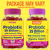 25 Billion Probiotics + Prebiotics Gummies - 12 Strains - Digestive Support, Gut Health, Immune Support Gummy - for Men and Women - Probiotics for...