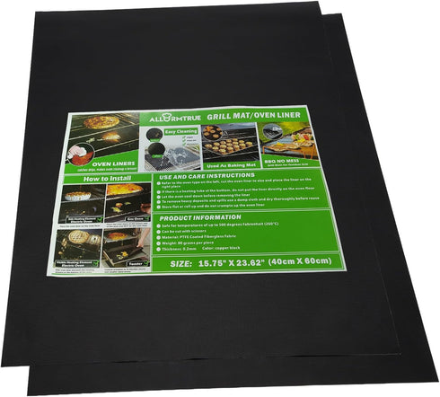 Oven Liner, Oven Liners for Bottom of Electric Oven, Oven Mat, 15.75" X 23.62", Easy to Clean Nonstick Reusable, 2 Pack...