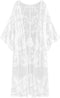 Romanstii Women's Lace Cardigan Floral Crochet Sheer Beach Cover Ups Long Kimono...
