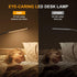 Desk Lamp for Office Home, 5W USB Amber LED Clip on Light, Flexible Gooseneck Clamp Light, 5 Brightness Levels, 4/8/12/18H Auto Timer, Eye-Caring ...