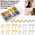 Hypoallergenic Earring Posts and Backs, Caffox 2000pcs Stud Earrings Making Kit with Ear Ring Base and Earring Backs for Leather Stud, Clay, Pearl...
