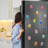 40 Pcs Face Emotional Feelings Funny Refrigerator Magnets Cute Emotion Fridge Magnets Round Decorative Mood Magnets for Whiteboard Kitchen Office ...