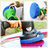 Glarks 5Pcs 9-10 Inch Car Polisher Pad Bonnet Soft Microfiber Polishing Bonnet Buffing Pad Cover for 9" and 10" Car Polisher...
