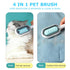 4 in 1 Pet Hair Removal Comb with Gravity Water Tank, Cat Dog Massage Brush Self Cleaning Grooming Wet Comb for Shedding Fur (Long Hair, 2PCS)...