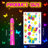 Glow in The Dark Party Supply 20 Sheet (Over 160 Pcs) Glow Temporary Tattoo Stickers,12 UV Neon Light Face Body Crayons Paint Kit for Kid Adult Ma...
