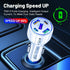 5 in 1 Car Charger Adapter,75W High Power Cigarette Lighter Adapter,QC3.0/PD Super Fast Charging Car Phone Charger Compatible with iPhone 14 13,iP...