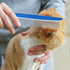 2Pcs Dog Grooming Comb, Durable and Non-Slip Metal Comb for Dogs, Horse, Rabbit, Cat, Metal Pet Comb for Cats with Rounded Tips for Bath, Pet Hair...