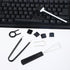 Key Cap Removal Tool, 7 Pcs Keycap Puller Kit Stainless Steel Keyboard Switch Puller Keyboard Remover Keyboard Cleaner Tools Set with Keyboard Bru...