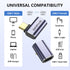 ELUTENG 90 Degree USB C Adapter 3 Pack 100W Right Angle USB Type C Male to Female 8K@60Hz Connector 40Gbps USB-C Extender Compatible with Steam De...