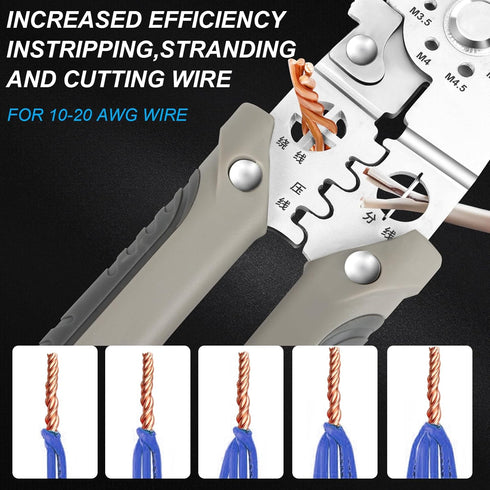 GADO Wire Stripper Tool - Multi-Functional Vise Stripper Cutter Crimper And Twister Perfect for Women And Men 2024 New Release (2 Pcs Wire Strippe...