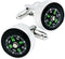 Actural Working Compass Cufflinks for Men In Gift Case Round Funny Men's Cufflinks Jewelry for Wedding Party Business Birthday Anniversary Dress...