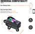 Bike Frame Bag, Large Capacity Top Tube Bike Bag with Sensitive Touch Screen Function & Sun-Visor, Waterproof Bike Phone Bag for Smart Phones 5.5”...