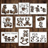 Teddy Bear Stencil | Teddy Bear Kids Children Party Stencils for Painting on Wood, Glass, Wall, Rock, Fabric, Walls, Canvas, Glassware | Bear Sten...