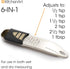 KitchenArt Professional Series Tablespoon, Champagne Satin Measuring Spoon, Adjustable from 1/2 Teaspoon to 1 Tablespoon, White & Black...