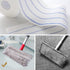 DrDirt Disposable Microfiber Mop Pads - 15 Sheets/Roll, 16.5 x 4.7 Inches, Replacement Refills for Flat Mops - Ideal for Home, Office, Restaurant,...