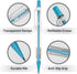 Mr. Pen- Pastel Mechanical Pencil Set with Black Lead and Eraser Refills, Clear Barrel, 0.3, 0.5, 0.7, 0.9, 2mm, Pastel Mechanical Pencils, Cute M...