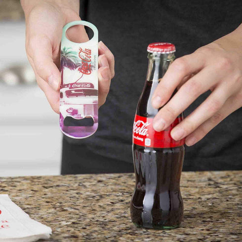 Tablecraft Coca-Cola Vintage Logo "Beach" Flat Bottle Opener, Red...