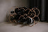 Dependable Industries inc. Essentials Rose Gold Stackable Table Top Wine Rack - Holds up to 7 Bottles and Keeps Wine Horizontal to Prevent Oxidati...