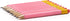Pink Golf Pencils With Erasers for Kids, 72 Triangular Premium Pink Half Pencils and 2 Sharpeners (Light Pink)...
