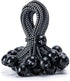 30 Pack Ball Bungee Cord, 6 Inch Heavy Duty Bungie Cord Balls Canopy Tarp Tie Down Bungee Balls for Camping, Tents, Cargo,Holding Wire and Hoses, ...