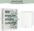 100 Envelope Savings Challenge Binder, Leather Budget Binder for Planning and Saving $5050, Daily Savings Planner, Easy and Fun Way to Save $5,050...