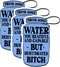(3PCs) Drink Some Water You Beautiful and Capable But Dehydrated Bitch Sticker Funny Decals Waterproof Vinyl for Water Bottle Tumbler Phone Case L...