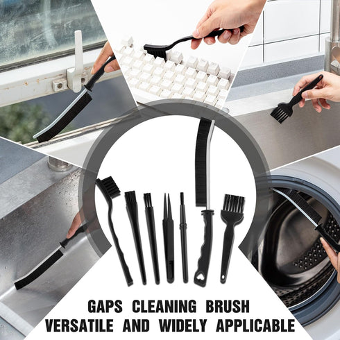 Layhit 12 Pcs Joints Crevice Groove Grout Cleaner Brush Set, Detail Cleaning Brush Set for Tile, Multifunctional Household Cleaning Tool Hand Held...