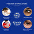 Gel Ice Pack Reusable Cooling Under Eye Pads and Patches, Hot Cold Treatment Pack for Redness,Pain Relief and Eye Relax...