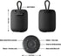 Ortizan Bluetooth Speakers, IPX7 Waterproof Portable Wireless Speaker with Bluetooth 5.3, 15W Stereo Sound, Deep Bass, Dual Pairing, 15H Playtime ...