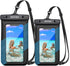 Waterproof Phone Pouch 2Pcs(S+L),Waterproof Phone Lanyard Case,IPX8 Floating Waterproof Phone Case Dry Bag for iPhone 15 14 Pro 13 13 Pro Max 12 1...