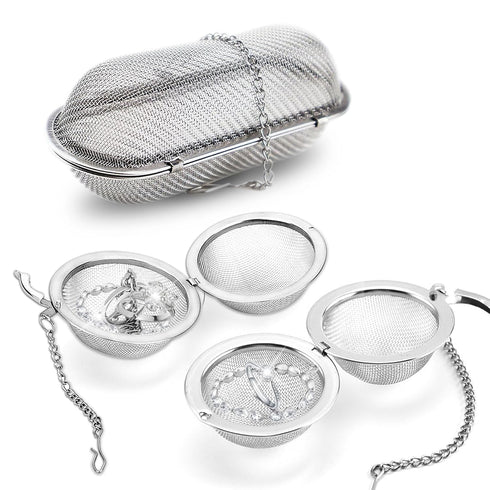 3-Pack Ultrasonic Cleaner Basket - Stainless Steel Basket for Ultrasonic Jewelry Cleaner - Ideal Parts Washer Basket...