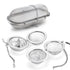 3-Pack Ultrasonic Cleaner Basket - Stainless Steel Basket for Ultrasonic Jewelry Cleaner - Ideal Parts Washer Basket...