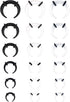 Jstyle 18Pcs 14G-4G Acrylic Pincher Tapers Septum Ring C Shape Buffalo Stretcher Expander with Black O-Rings for Stretching Pierced Nose Ear Carti...