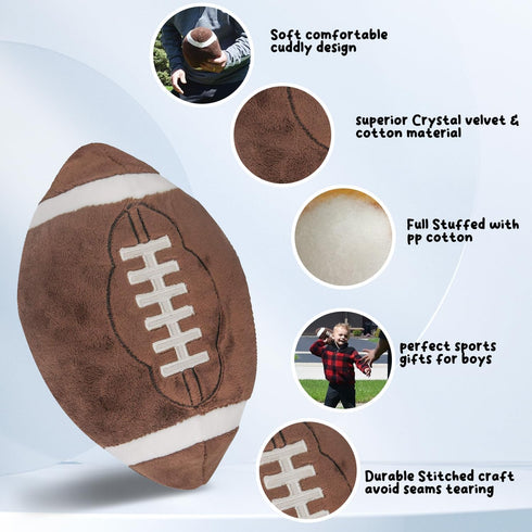 Football Plush Baby Stuffed: Boy Room Pillows Toys...