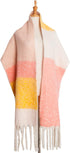 Wander Agio Winter Warm Scarf for Women Long Shawl Large Scarves Cold Weather Thick Blanket Scarfs Color Matching...