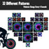 TGJOR Bike Wheel Lights, LED Waterproof Bicycle Spoke Tire Light with 32-LED and 32pcs Changes Patterns Bicycle Rim Lights for Mountain Bike/Road ...