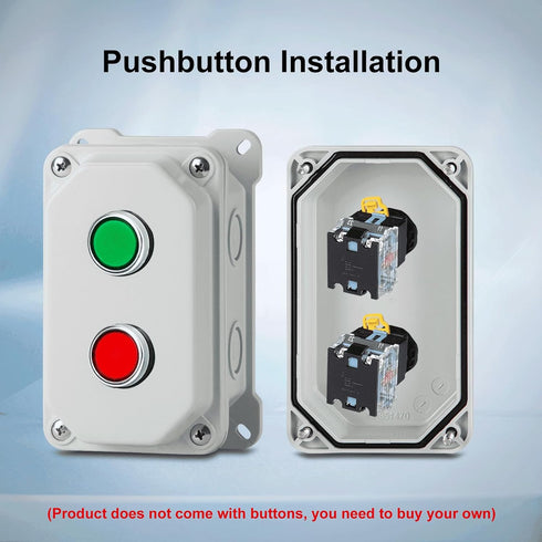 Outdoor Waterproof Electrical Box, ABS Material, Ventilation and Heat Dissipation, Cold Rolled Steel Base Plate and Wall Plate (NP-S)...