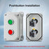 Outdoor Waterproof Electrical Box, ABS Material, Ventilation and Heat Dissipation, Cold Rolled Steel Base Plate and Wall Plate (NP-S)...