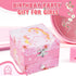 Girl's Musical Jewellery Box With Drawer and Spinning Unicorn, Kids Music Box Jewel Storage Toys Case for Girls Gift...