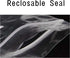 Long Jewelry Bags 2 x 6" 100pcs Poly Zip Seal Storage Bags Clear Necklace Bags with Hang Hole 2 Mil for Candy Gifts Favors Pen Key Chain...