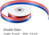 Patriotic Satin Ribbon,5/8 Inch, 10 Yards,American Flag Ribbon Red Blue White Star and Stripe Ribbon for July 4 th Memorial Day,President's Day Gi...