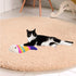 Fish Shape Sisal Cats Scratcher Cat Scratch Board Scratching Pad Colorful Play Funny Interactive Pet Toy for Kitty's Health and Good Behavior...