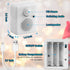 Enhon Motion Activated Sound Voice Player with USB Cable, Battery Powered Motion Sensor Alarm, Download Your Own Audio Files About Christmas Music...