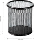 Pen Holder Pencil Holder Mesh Metal Pen Cup Holder Pencil Cup Holder for Desk Office Home Pen Organizer Black, 6 Pack...