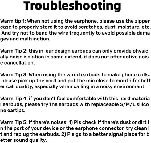 3.5mm Earbuds Noise Canceling Headphones with Microphone Magnetic in-Ear Wired 3.5mm Jack Earphone for Moto G Power Pure Google Pixel 4a 3a 5a Sam...