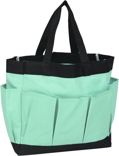 Garden Tool Bag 11.2" x 5" x 11" Large Oxford Waterproof with Pockets Garden Tote Bag Gardening Plant Tool Organizer Storage Carrier Store for Out...